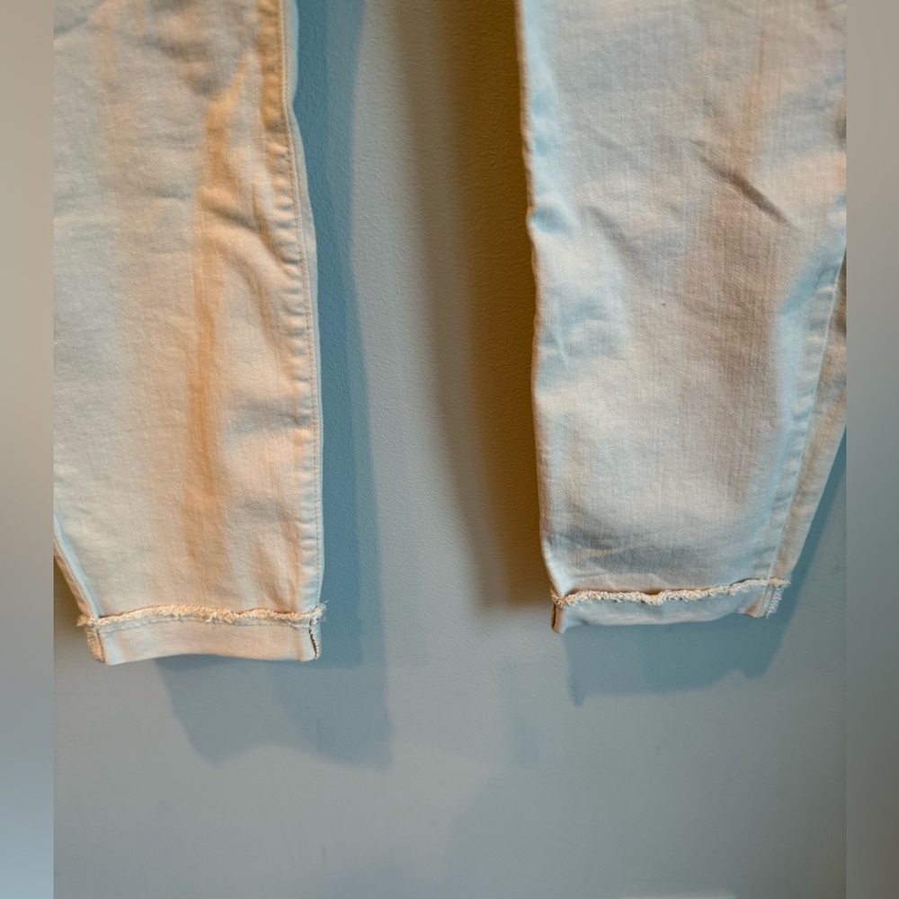 NWT NYDJ - Ami‎ Skinny Legging Jeans Raw Hem - Feather Size 14 - Picture 6 of 8